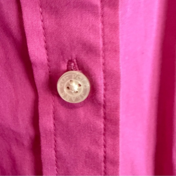 Ralph Lauren Polo Jeans Vibrant Pink Cotton Shirt - Picture 5 of 12